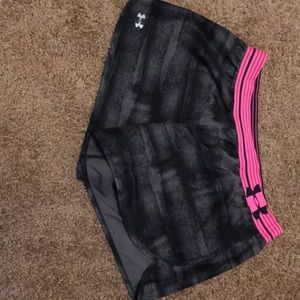 Under Armour breast cancer shorts